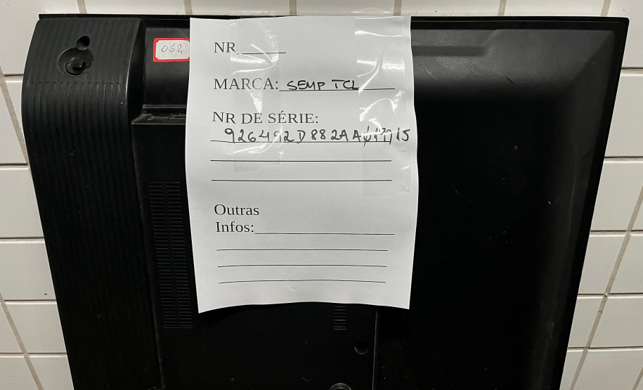 PCPR e PMPR apreendem mais de 100 televisores provenientes de estelionato em Matinhos