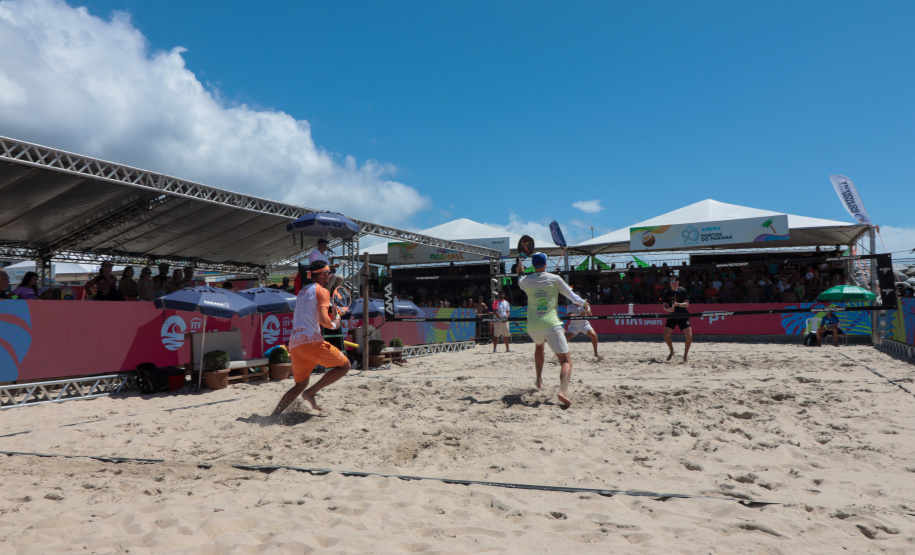 Jogos do BT400 Matinhos do Circuito Mundial de Beach Tennis