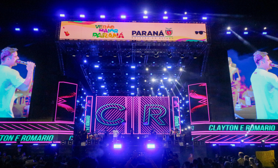 Clayton e Romario no Verao Maior Parana em Matinhos