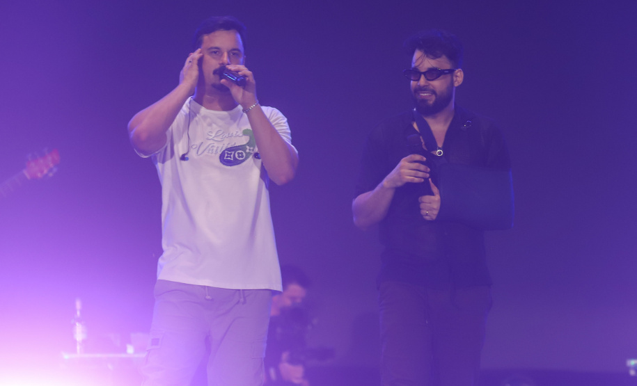 Clayton e Romario no Verao Maior Parana em Matinhos