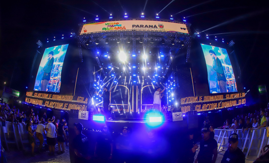 Clayton e Romario no Verao Maior Parana em Matinhos