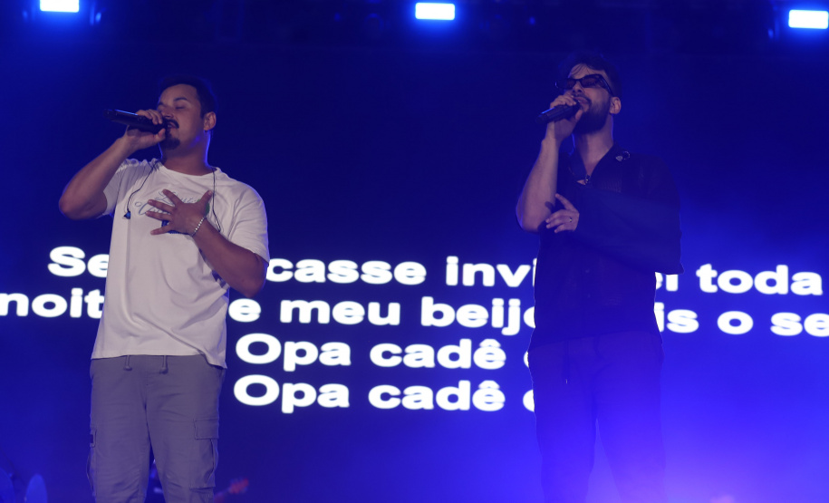 Clayton e Romario no Verao Maior Parana em Matinhos