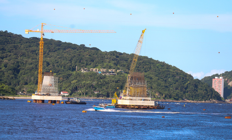 Moradores e comerciantes comemoram progresso das obras da Ponte de Guaratuba