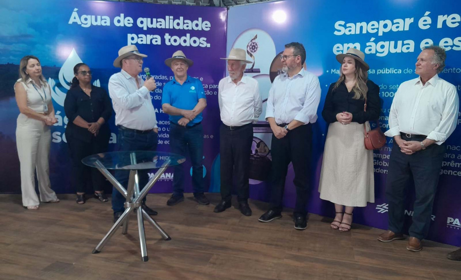 Sanepar repassa recursos e recebe reconhecimento da Uopeccan