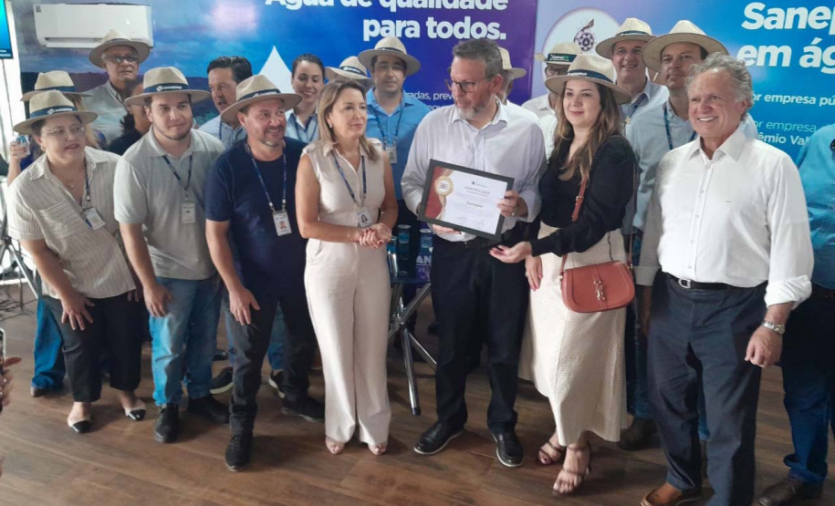 Sanepar repassa recursos e recebe reconhecimento da Uopeccan