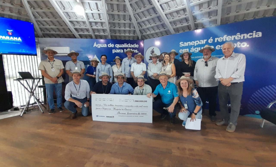 Sanepar repassa recursos e recebe reconhecimento da Uopeccan