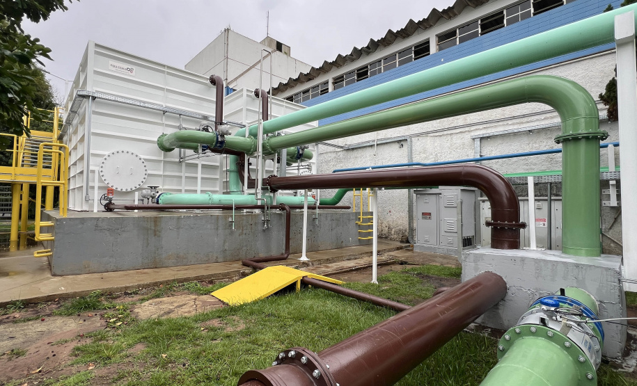SANEPAR PREFEITA VISITA ESTAÇÃO TRATAMENTO ÁGUA