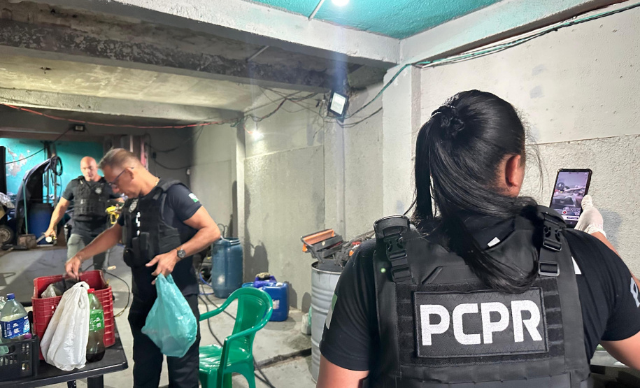 PCPR deflagra operação contra grupo especializado em furtos e adulteração de veículos no Paraná