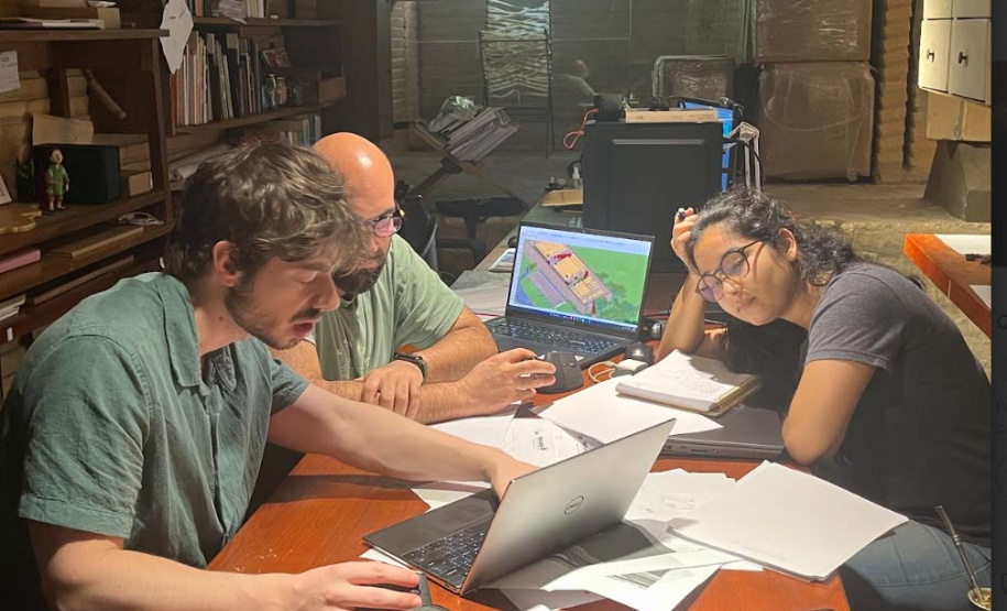 Equipe do Museu Internacional de Arte acompanha fase de estudos do projeto arquitetônico em Assunção