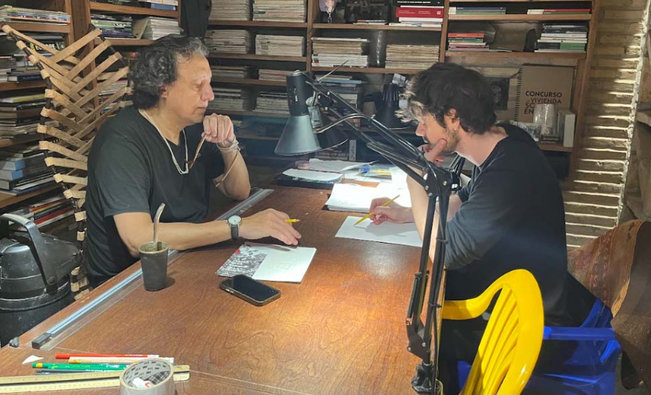 Equipe do Museu Internacional de Arte acompanha fase de estudos do projeto arquitetônico em Assunção