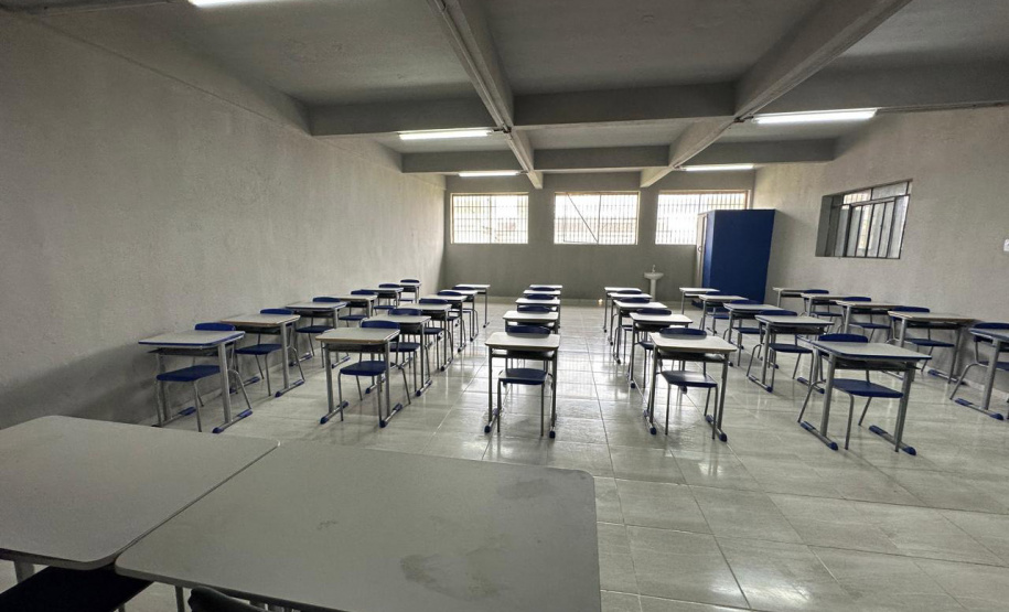 Ampliação de espaço educacional garante estudo e reintegração social a custodiados na PCE-US, em Piraquara