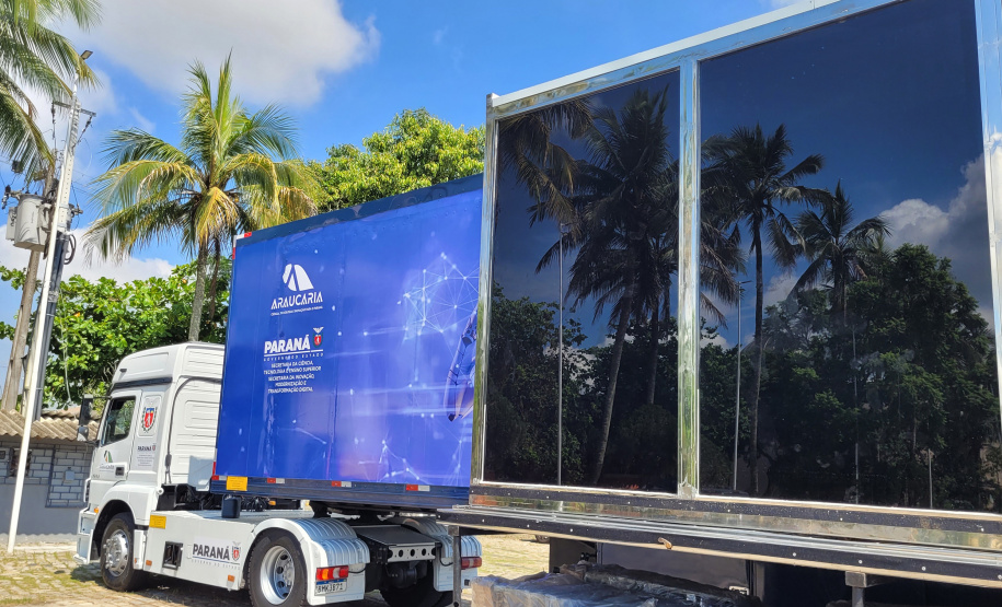 Carreta da Inovação chega em Paranaguá nesta quarta-feira  (12)