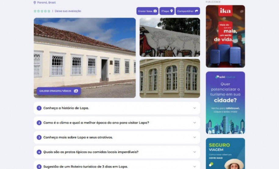 Ferramenta paranaense é uma das apostas para a promoção do Turismo do Estado em 2025