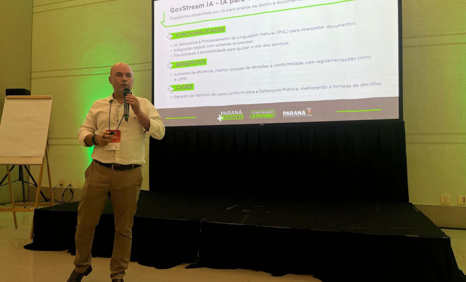 IA generativa e biometria: Celepar apresenta novas tecnologias da gestão pública no Paraná Mais Cidades