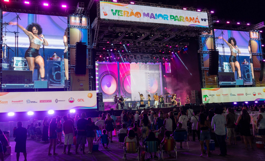 Show de Thiago Carvalho, em Pontal do Paraná