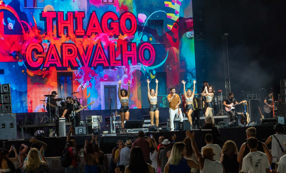 Show de Thiago Carvalho, em Pontal do Paraná