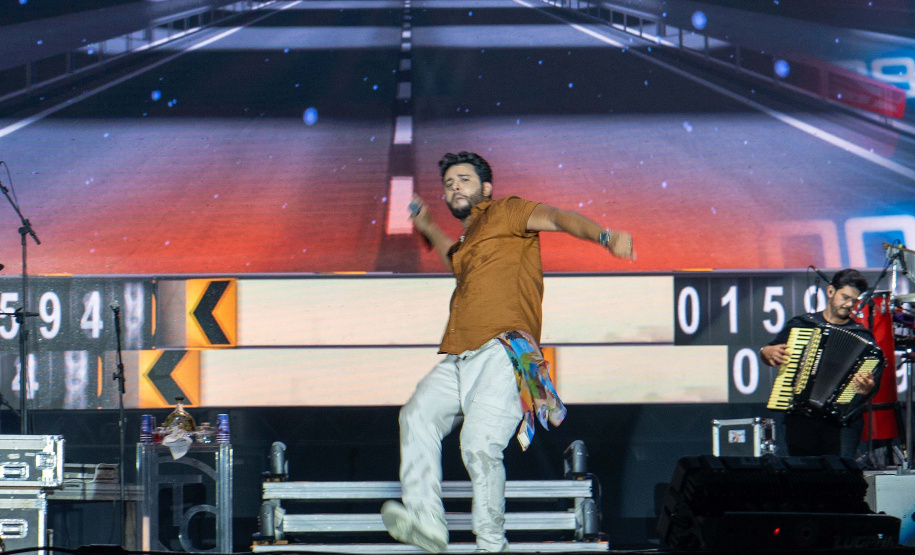 Show de Thiago Carvalho, em Pontal do Paraná