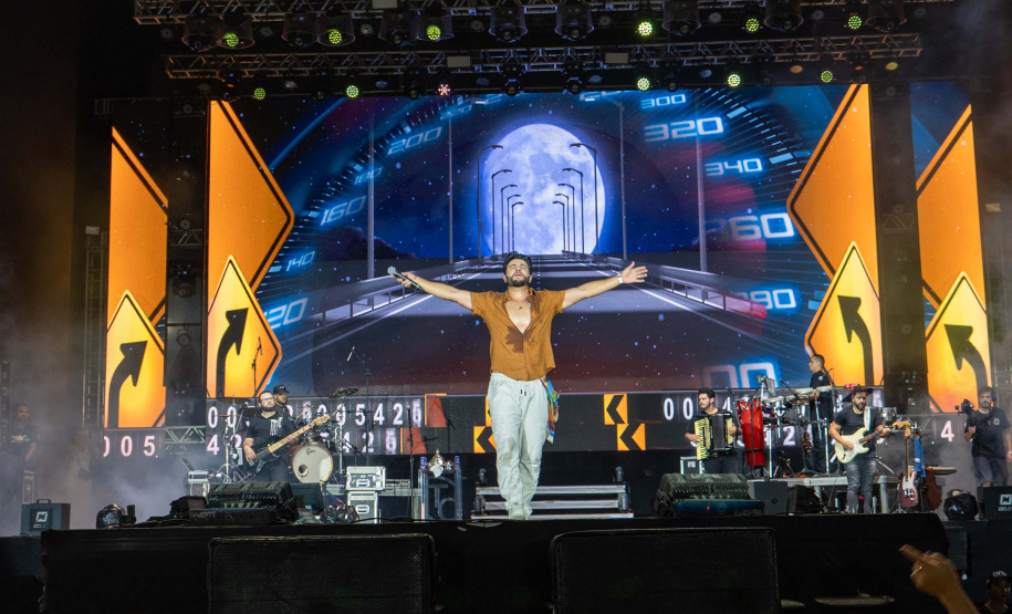 Show de Thiago Carvalho, em Pontal do Paraná