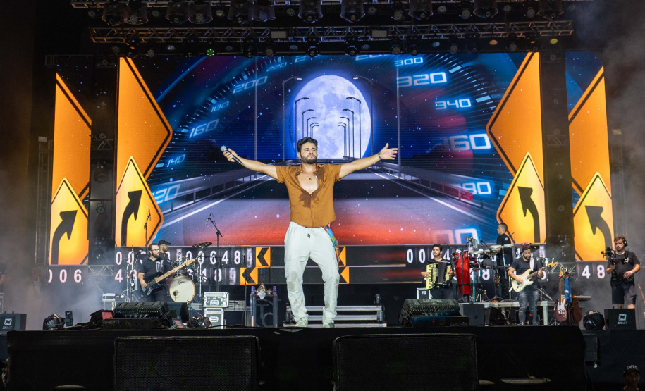 Show de Thiago Carvalho, em Pontal do Paraná