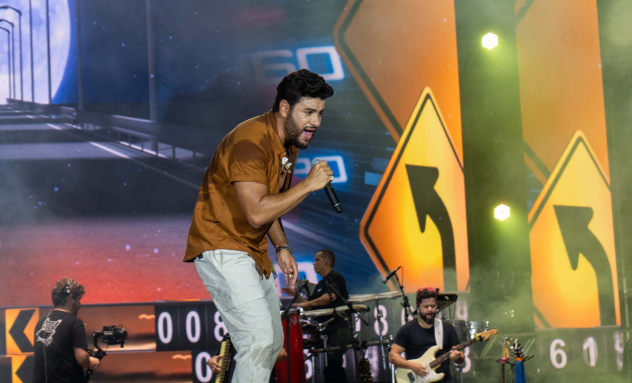 Show de Thiago Carvalho, em Pontal do Paraná