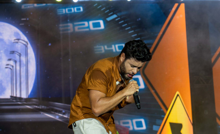 Show de Thiago Carvalho, em Pontal do Paraná