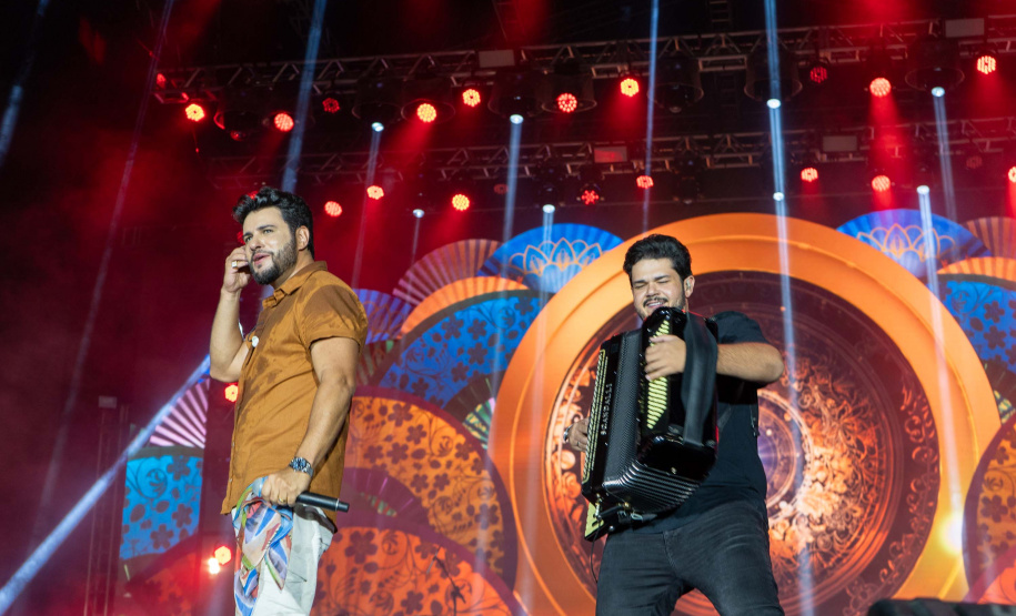 Show de Thiago Carvalho, em Pontal do Paraná