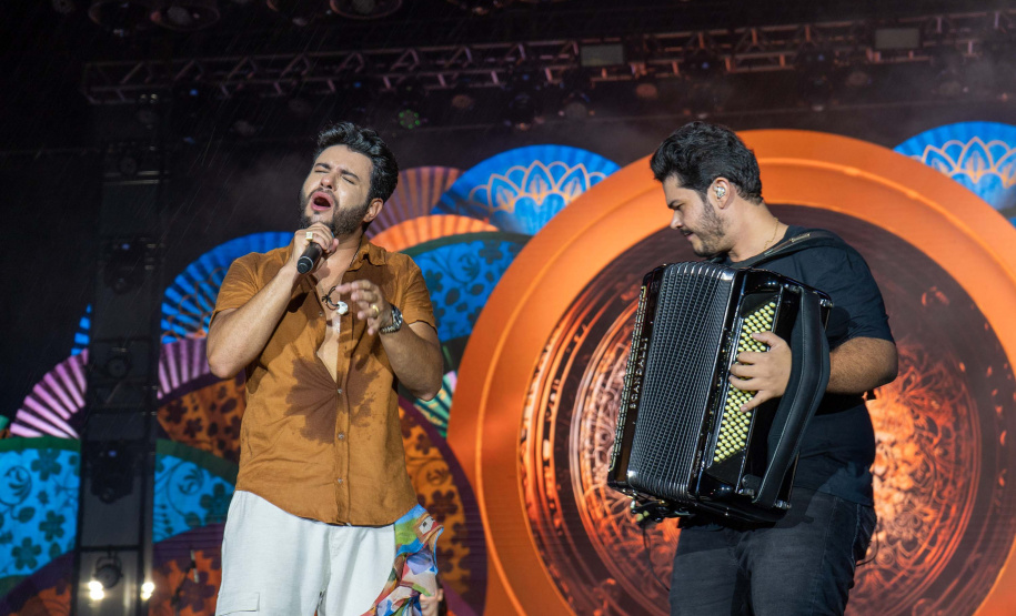 Show de Thiago Carvalho, em Pontal do Paraná