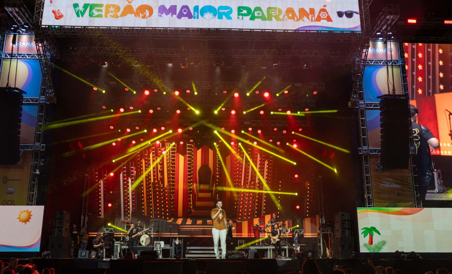 Show de Thiago Carvalho, em Pontal do Paraná