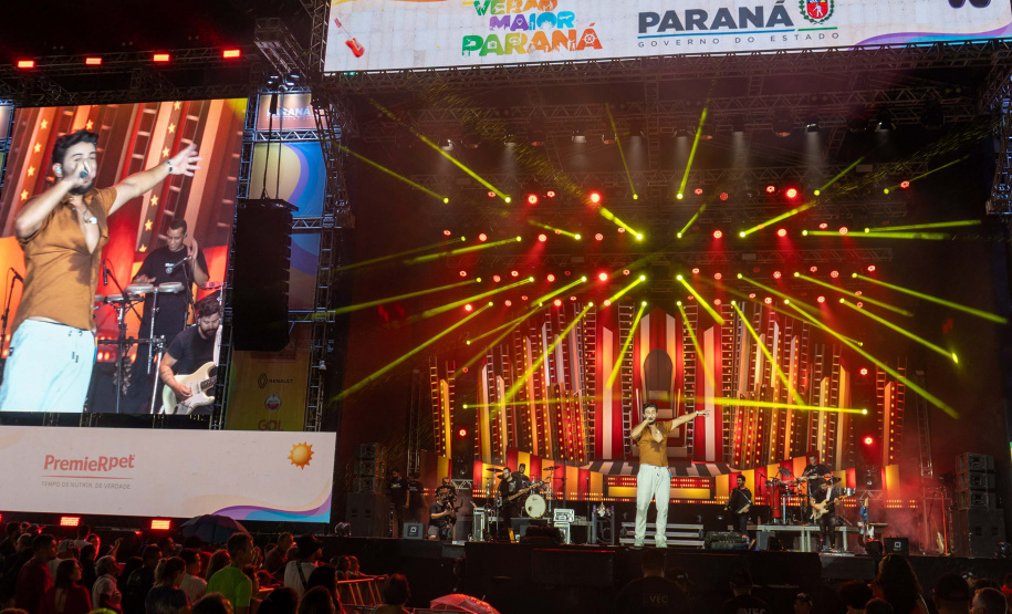 Show de Thiago Carvalho, em Pontal do Paraná