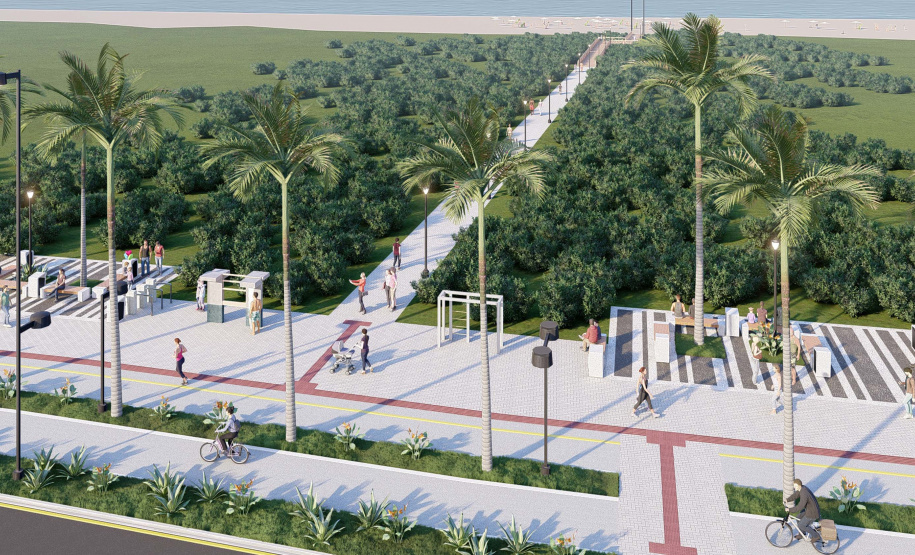 1ª fase: Estado emite ordem de serviço para a requalificação da Orla de Pontal do Paraná