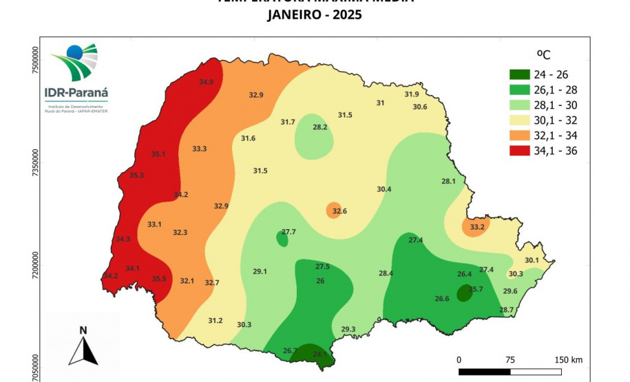 Boletim agrometeorológico de janeiro aponta que chuvas retornam ao Paraná após início de ano seco