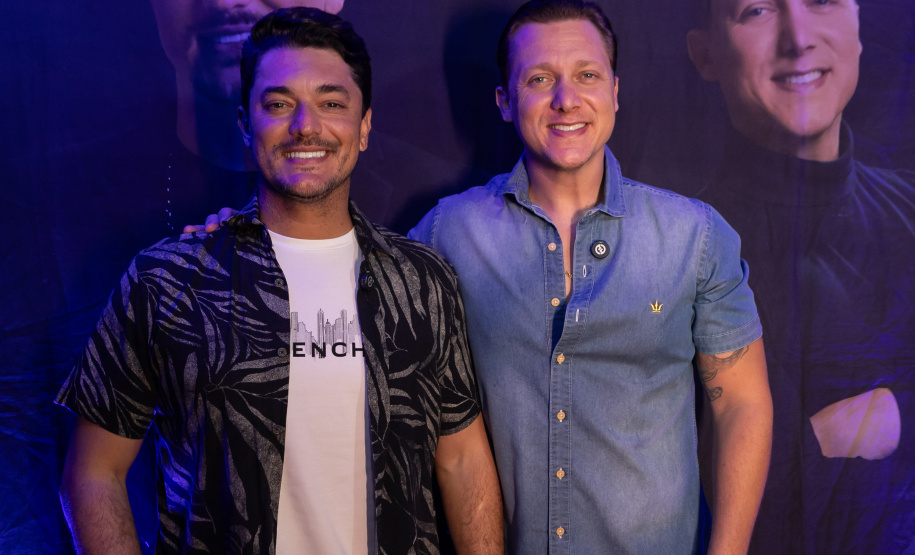 Pontal do Paraná, 21 de fevereiro de 2025 - Show de George Henrique e Rodrigo, no Centro de Eventos Marisol, dentro da programação do Verão Maior Paraná.