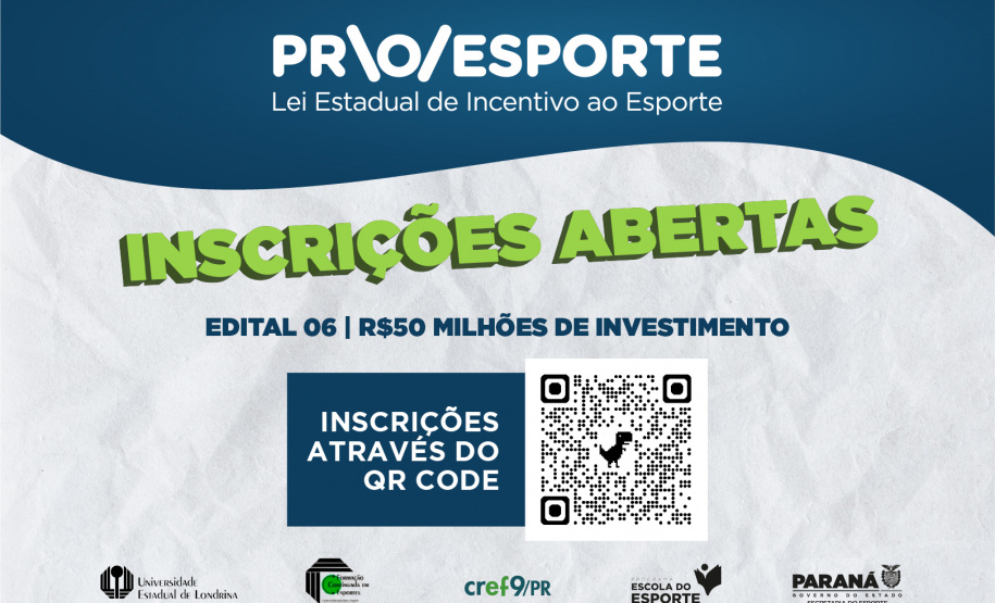 ESPORTE INSCRIÇÕES PROESPORTE
