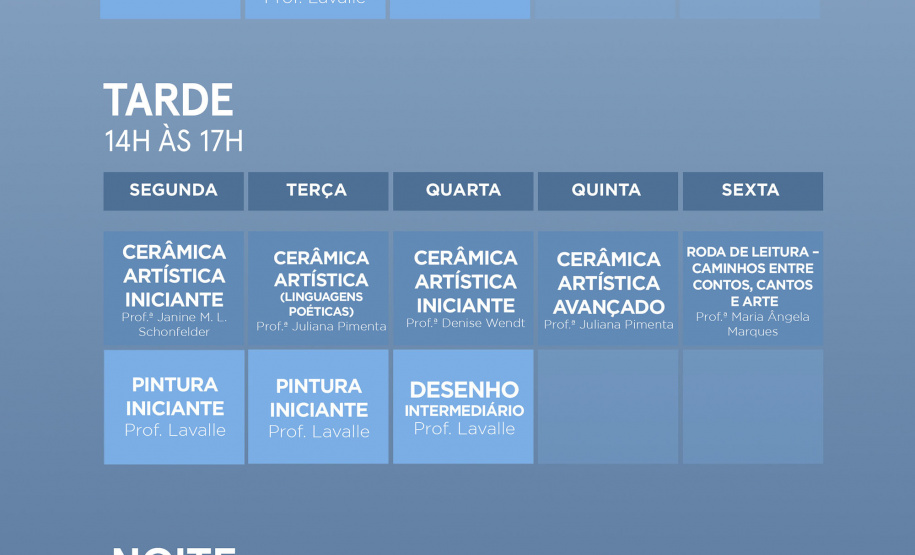 Academia Alfredo Andersen divulga período de inscrições para oficinas do 1.º semestre
