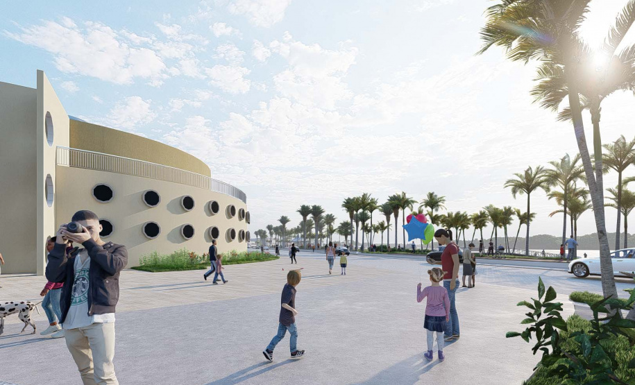 Projeto da orla de Paranaguá