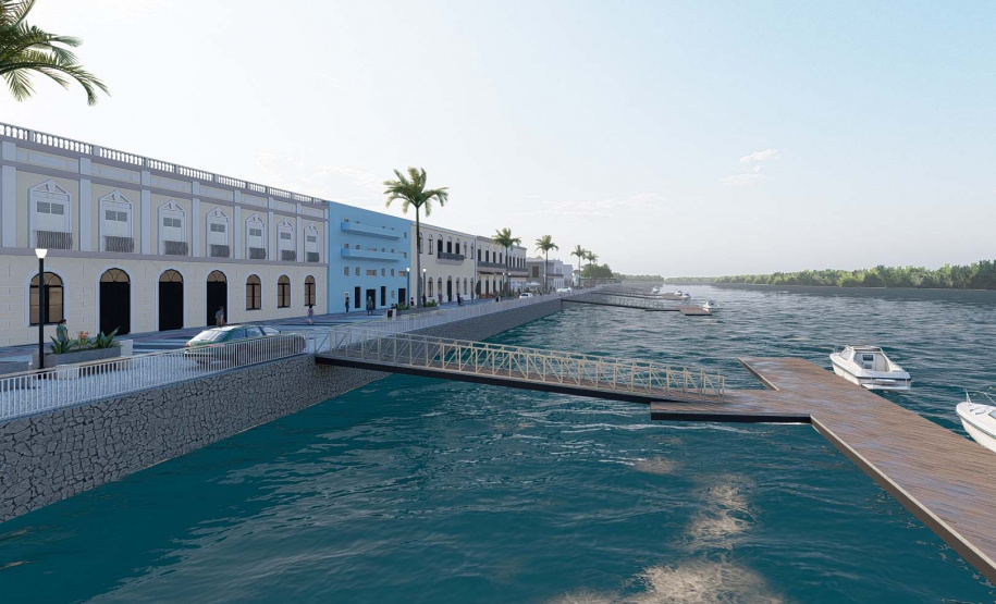 Projeto da orla de Paranaguá