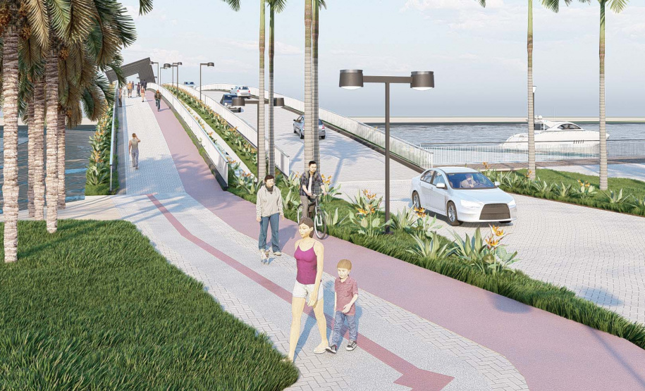 Projeto da orla de Paranaguá