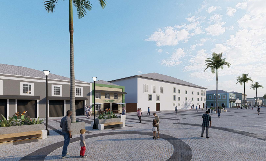 Projeto da orla de Paranaguá