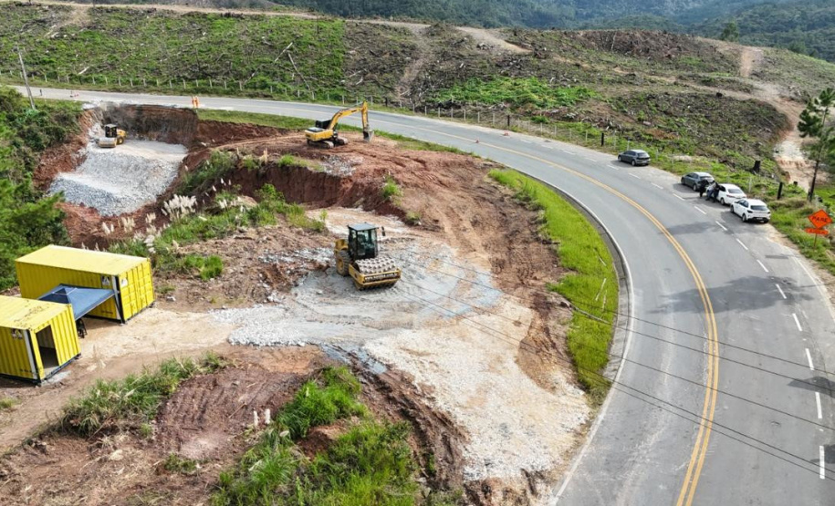 DER Obra emergencial Rio Branco do Sul