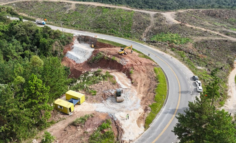 DER Obra emergencial Rio Branco do Sul