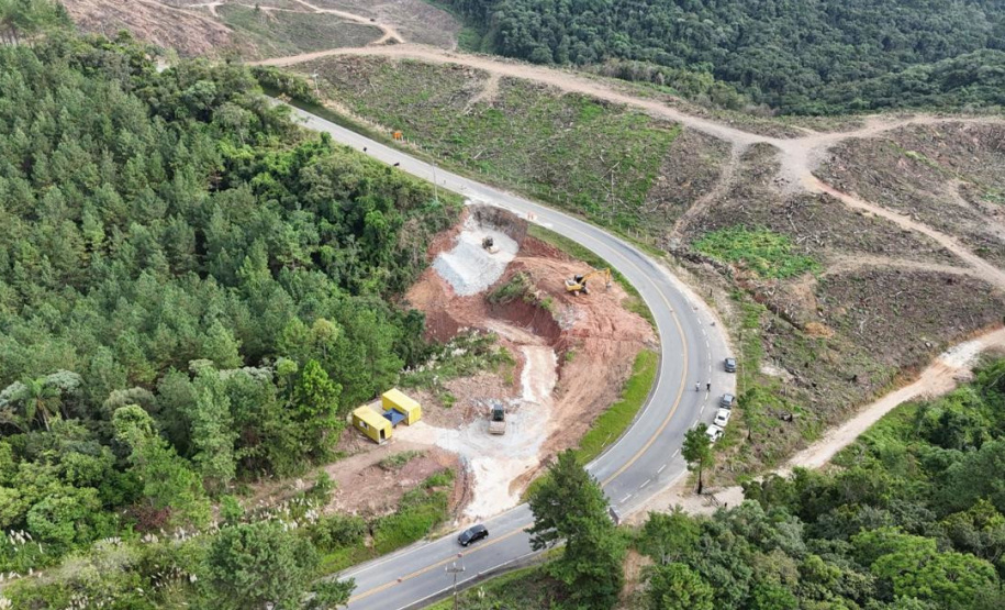 DER Obra emergencial Rio Branco do Sul