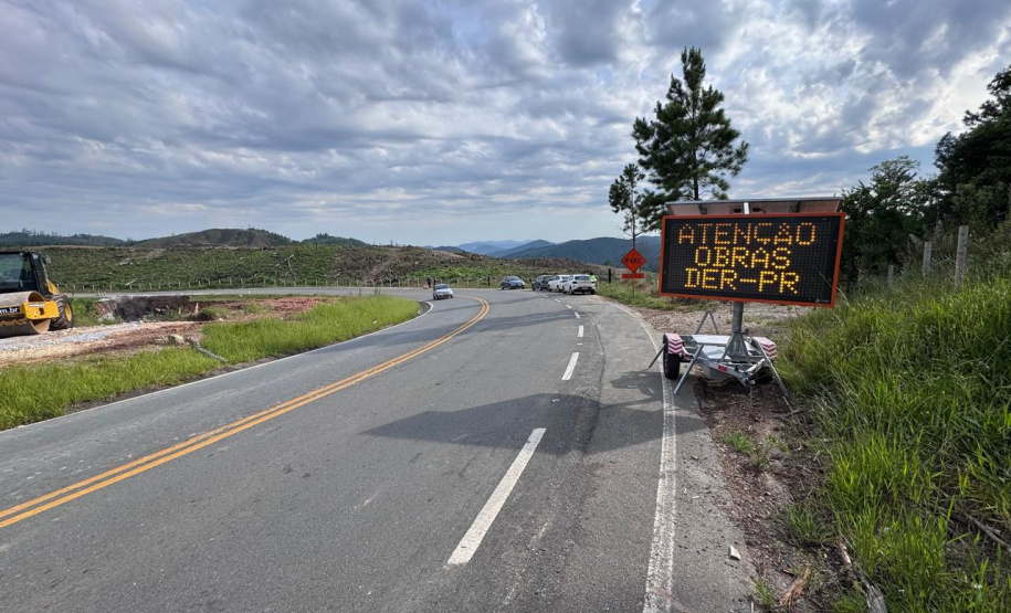 DER Obra emergencial Rio Branco do Sul