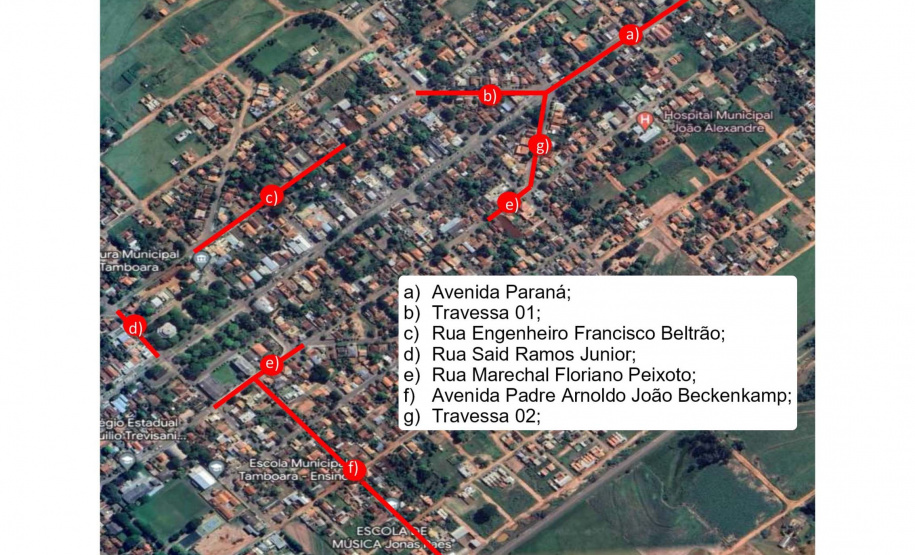 DER- Edital recuperação ruas de Tamboara