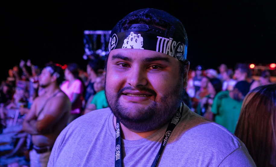 Matinhos, 22 de fevereiro de 2025 - Show da banda Titãs no paldo do Verão Maior Paraná em Caiobá.