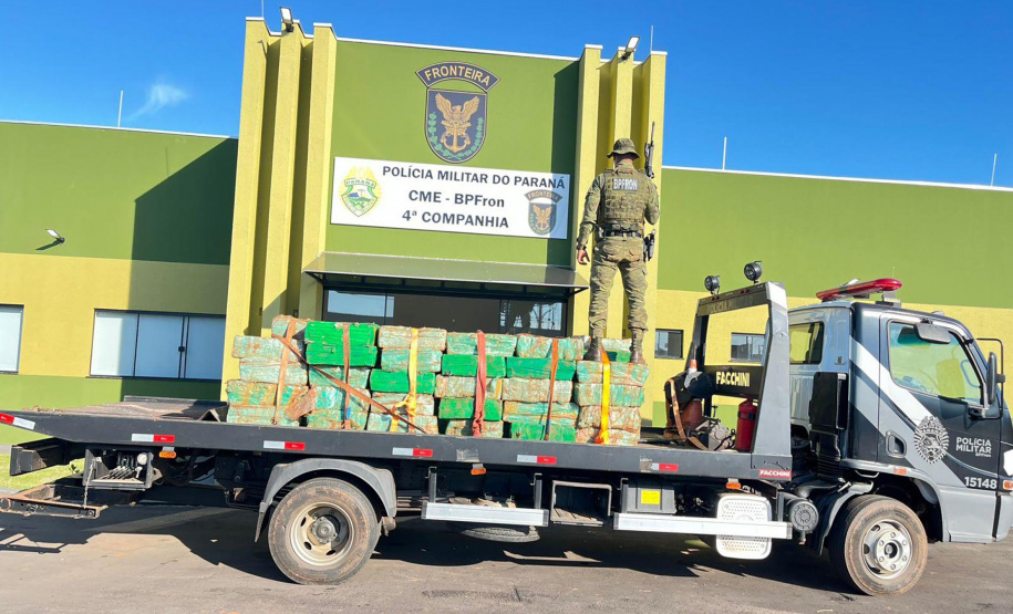 PMPR apreende mais de meia tonelada de crack e três toneladas de maconha em Iporã