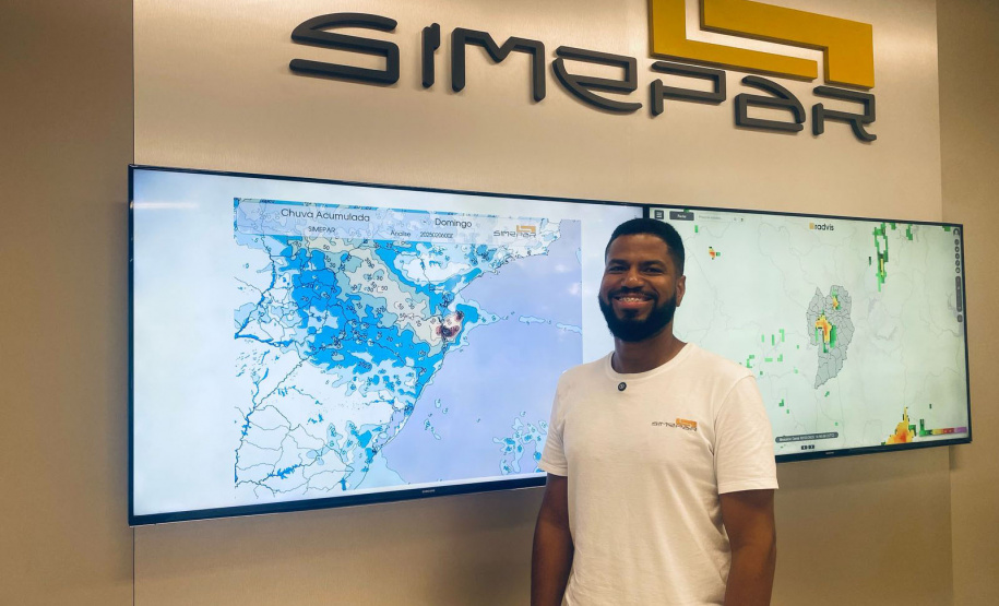 TECNOLOGIA E EQUIPE DO SIMEPAR VÃO MONITORAR A PREVISÃO DO TEMPO DO ESPÍRITO SANTO