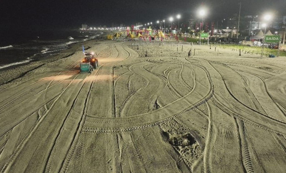 Limpeza diurna: aumento de 31,76% na coleta de lixo diurna em relação ao mesmo feriado prolongado de 2024 (Sanepar)