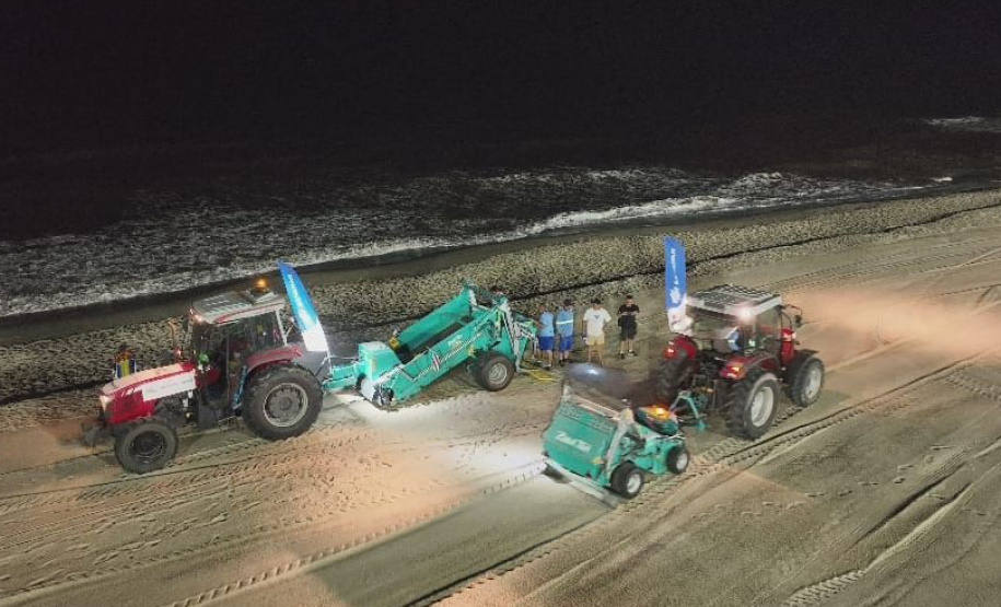 Limpeza diurna: aumento de 31,76% na coleta de lixo diurna em relação ao mesmo feriado prolongado de 2024 (Sanepar)