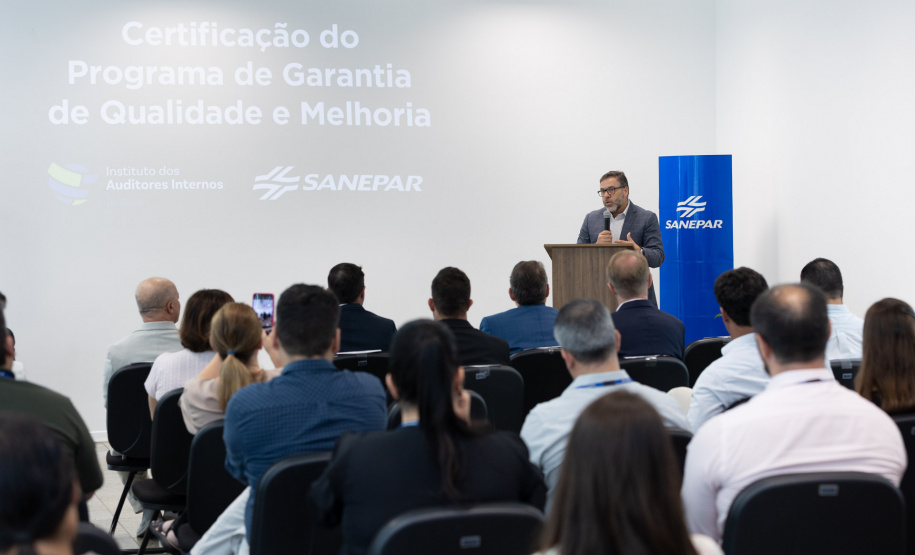 Auditoria da Sanepar recebe certificação internacional