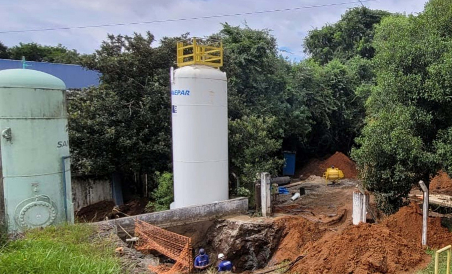 Nova adutora do Rio Pitangui vai aumentar em 15% a capacidade de abastecimento em Ponta Grossa